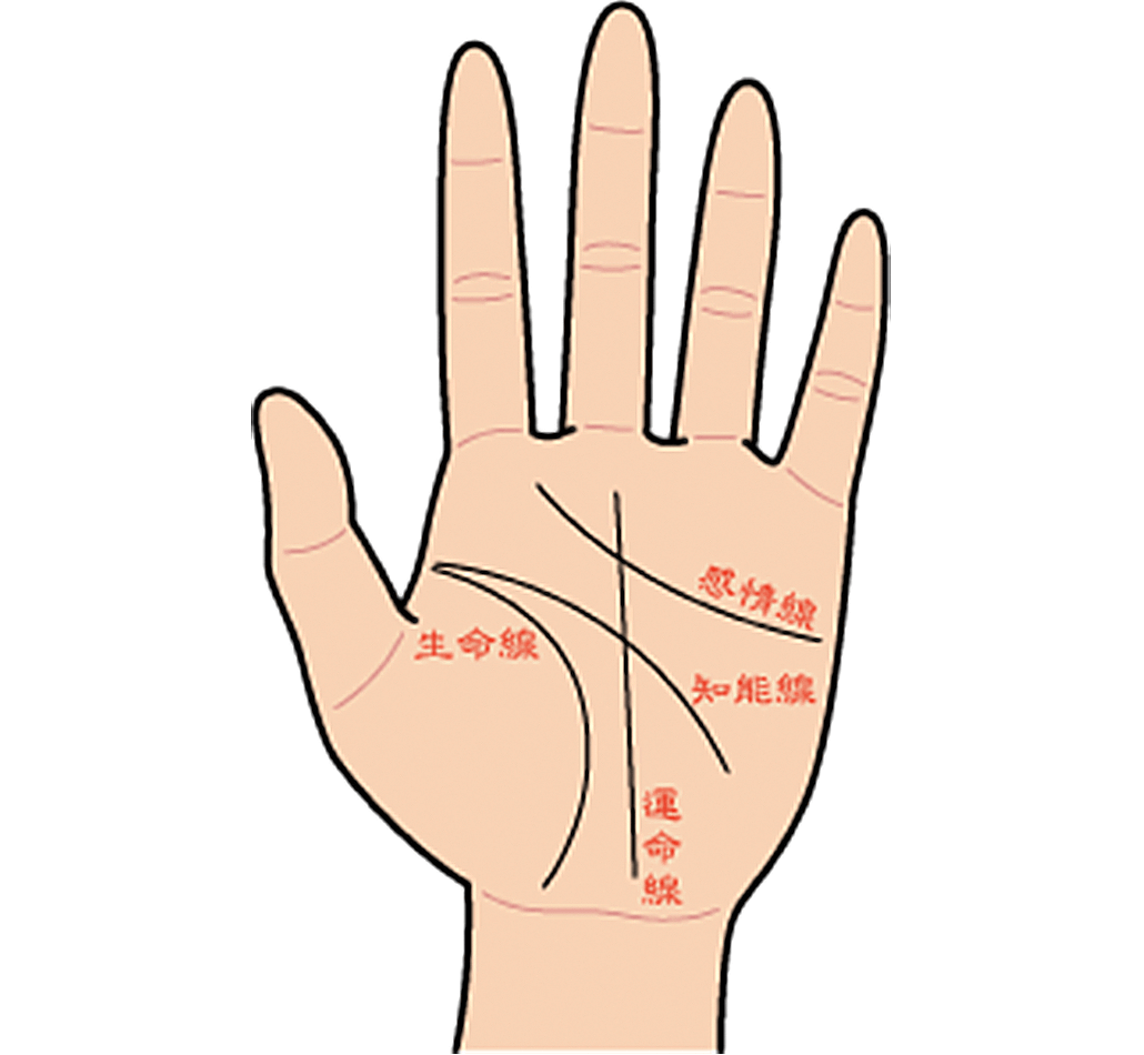 手相の図